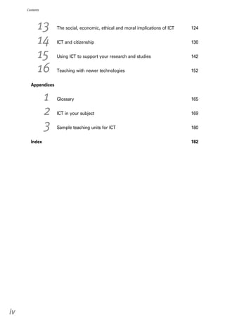 Learning And Teaching Using Ict In Secondary Schools John Woollard | PDF