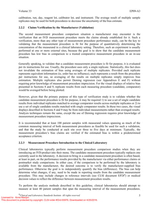 EP09A3 Measurement Procedure Comparison and Bias Estimation Using ...