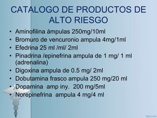 Pinadrina Procedimiento de Semaforización | PPTX