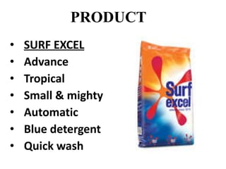 PRODUCT  SURF EXCEL Advance Tropical  Small & mighty  Automatic  Blue detergent Quick wash 