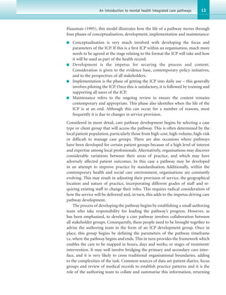 Integrated Care Pathways In Mental Health Julie Hall David Howard | PDF