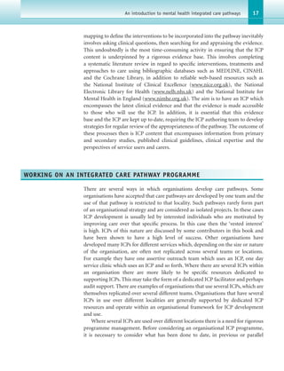 Integrated Care Pathways In Mental Health Julie Hall David Howard | PDF