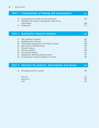 Introduction To Research Methods In Psychology 2nd Edition Dennis ...