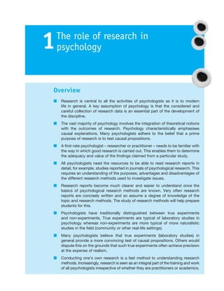 Introduction To Research Methods In Psychology 2nd Edition Dennis ...