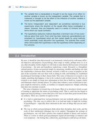 Introduction To Research Methods In Psychology 2nd Edition Dennis ...