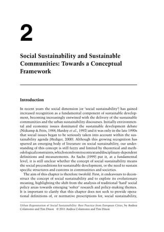 Urban Regeneration Social Sustainability Best Practice From European ...