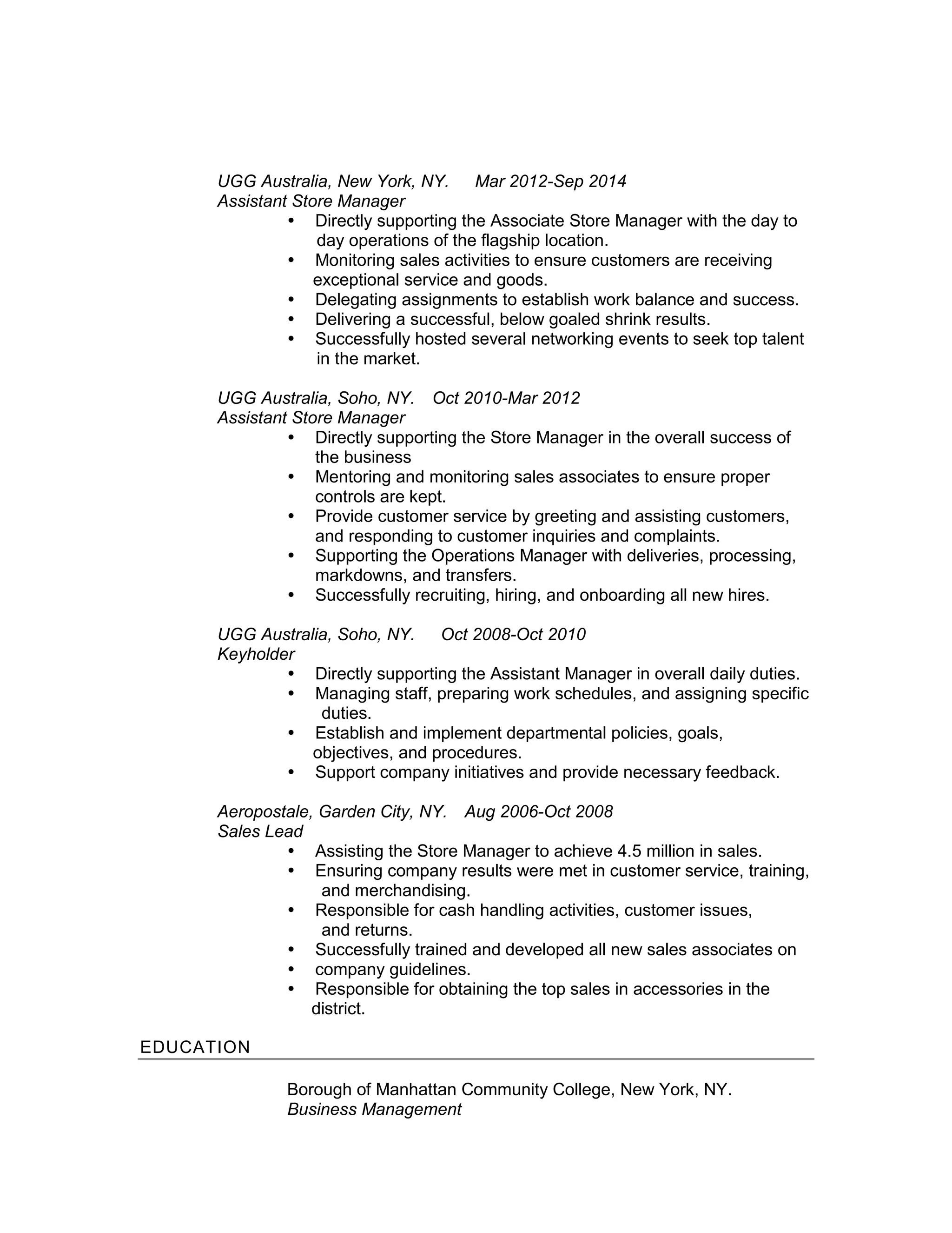 kevincastroresume | DOCX