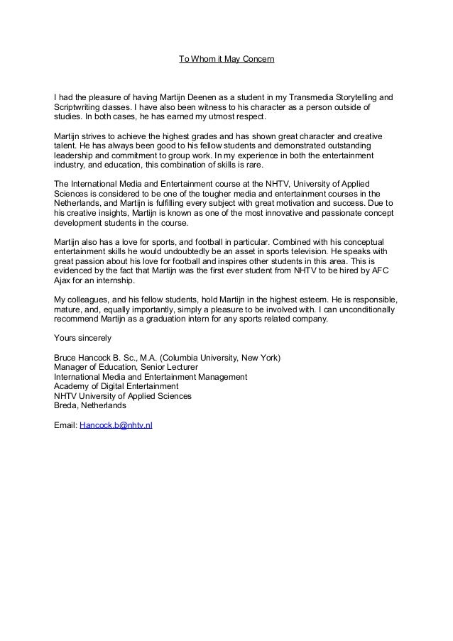 recommendation letter letter of recommendation for cheerleading