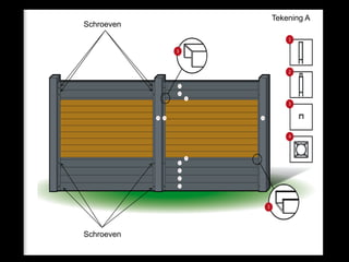 Schroeven
Schroeven
Tekening A
 