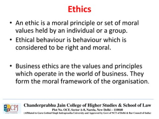 Business Ethics And Corporate Social Responsibility | PDF