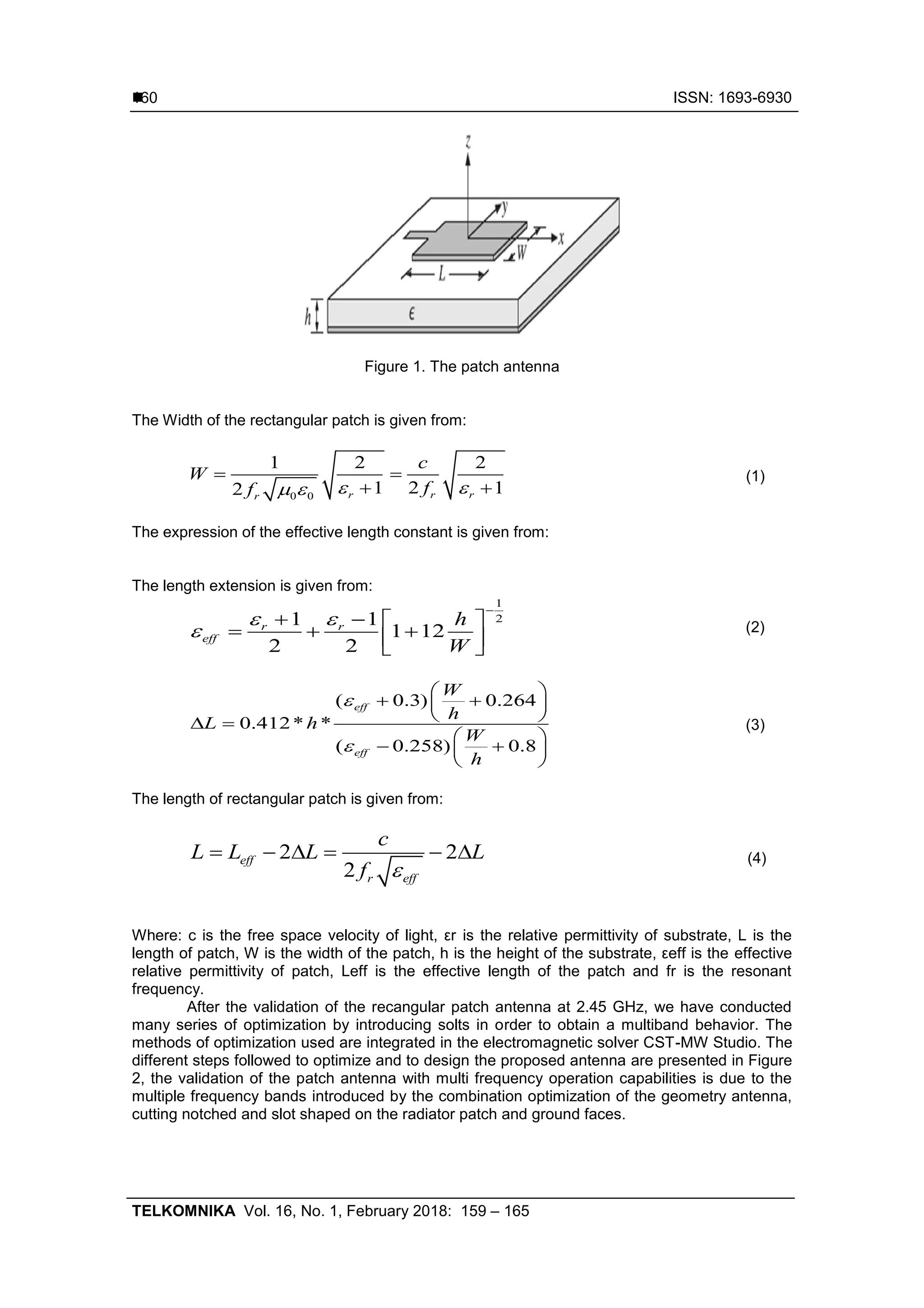 A Multiband Printed Antenna Suitable for Wireless Applications | PDF
