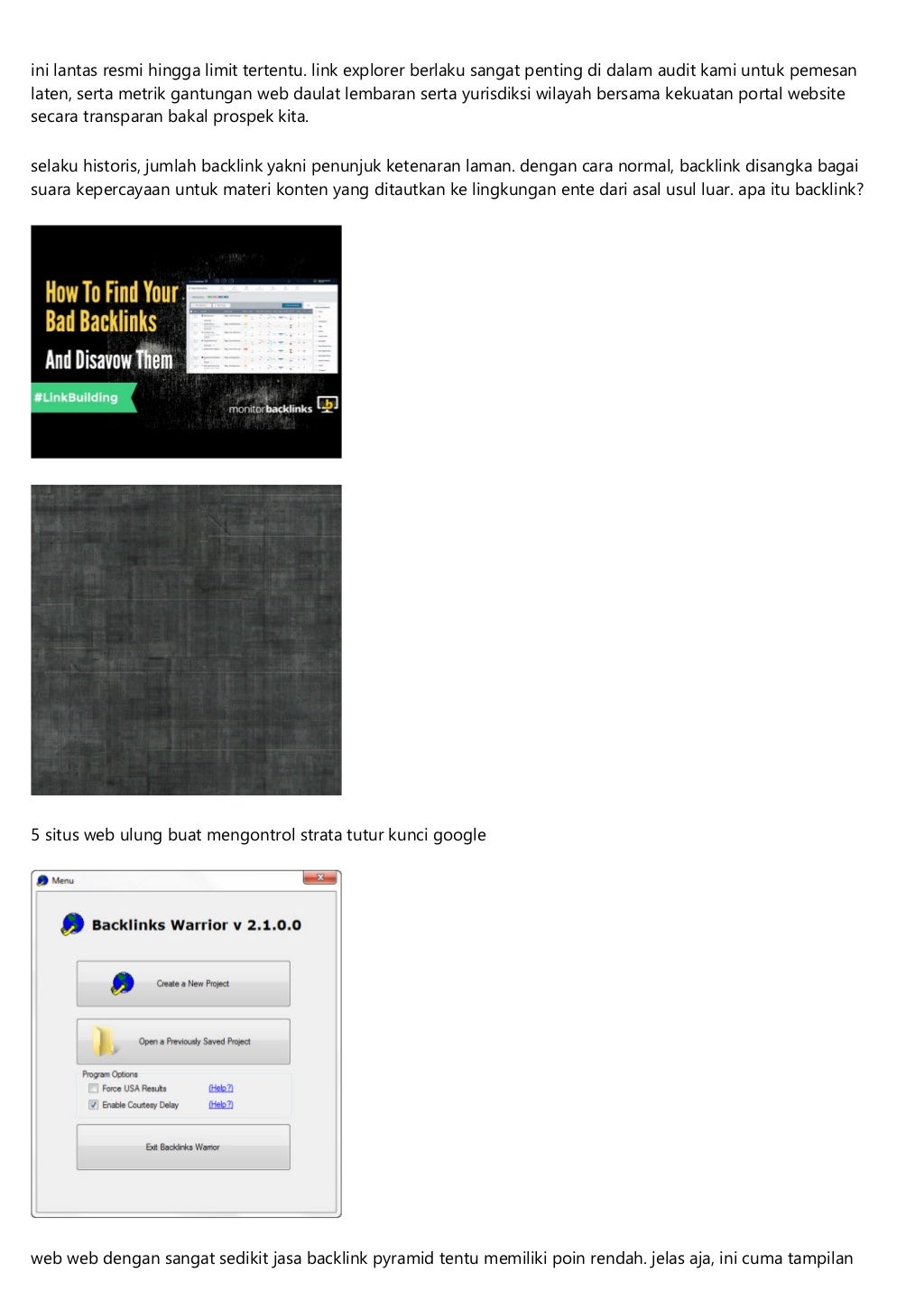 Jasa Seo Backlink