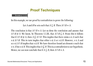 Proof techniques and quantifiers : lecture 3 | PDF