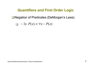 Proof techniques and quantifiers : lecture 3 | PDF