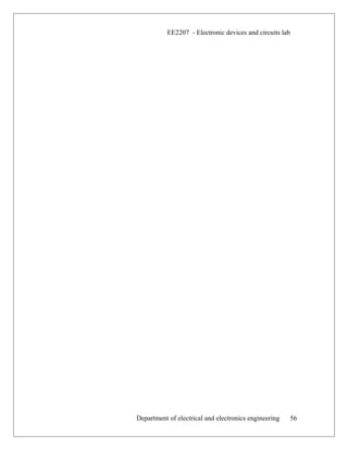 EE2207 - Electronic devices and circuits lab
Department of electrical and electronics engineering 56
 