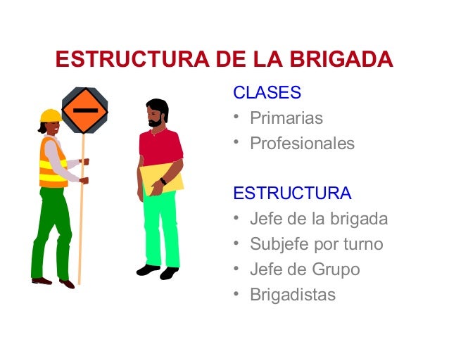 conformacion y organizacion de la brigada de emergencia