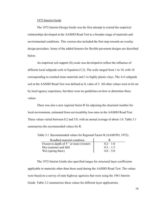Mechanistic Empirical Pavement Design | PDF