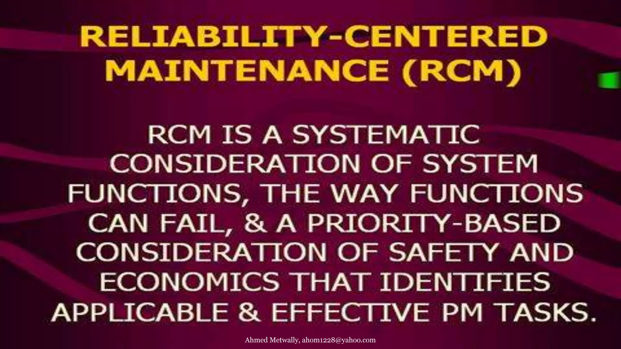 Ahmed Metwally, ahom1228@yahoo.com
 