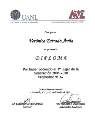 Estrada Veronica- Diplomas