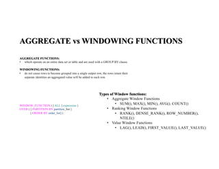 Advanced SQL For Data Scientists | PDF
