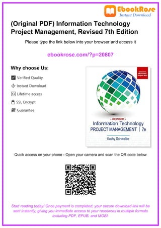 Comprehensive Guide to Information Technology Project Management ...