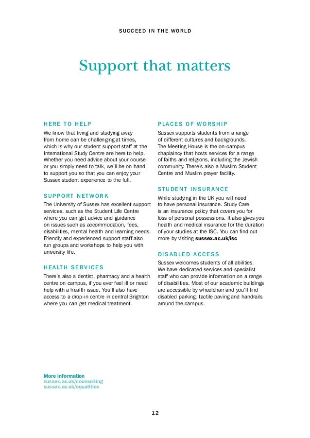 University Of Sussex Sussex Isc 16 17 Prospectus170x240 Lr