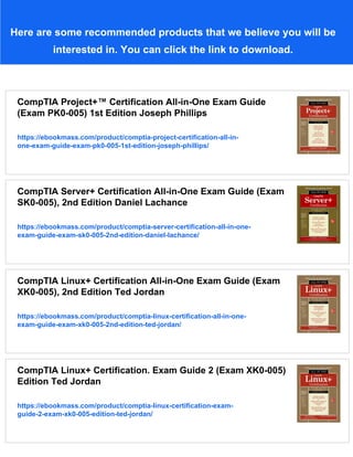 CompTIA Project+ PK0-005 Cert Guide, 2nd Edition Robin Abernathy & Ann ...