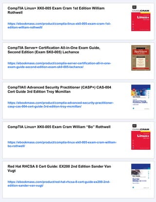 CompTIA Project+ PK0-005 Cert Guide, 2nd Edition Robin Abernathy & Ann ...