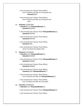 Convert Numbers to Words with Visual Basic.NET