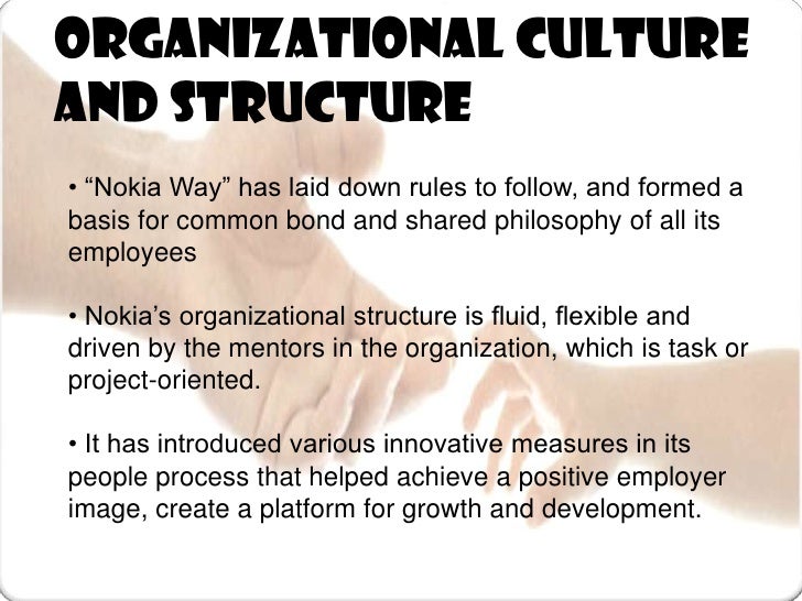 Organisation culture and values in nokia business essay 06 image