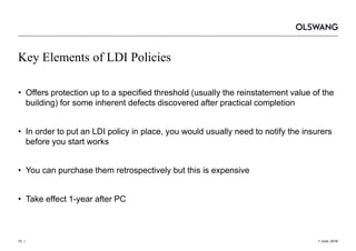 Inherent Defects Insurance Works Insurance and Latent Defects Insurance | PDF