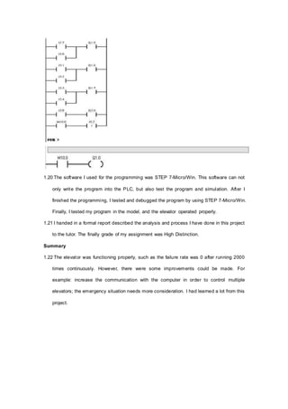 Design of Five storey Elevator Control System Based on Programmable ...