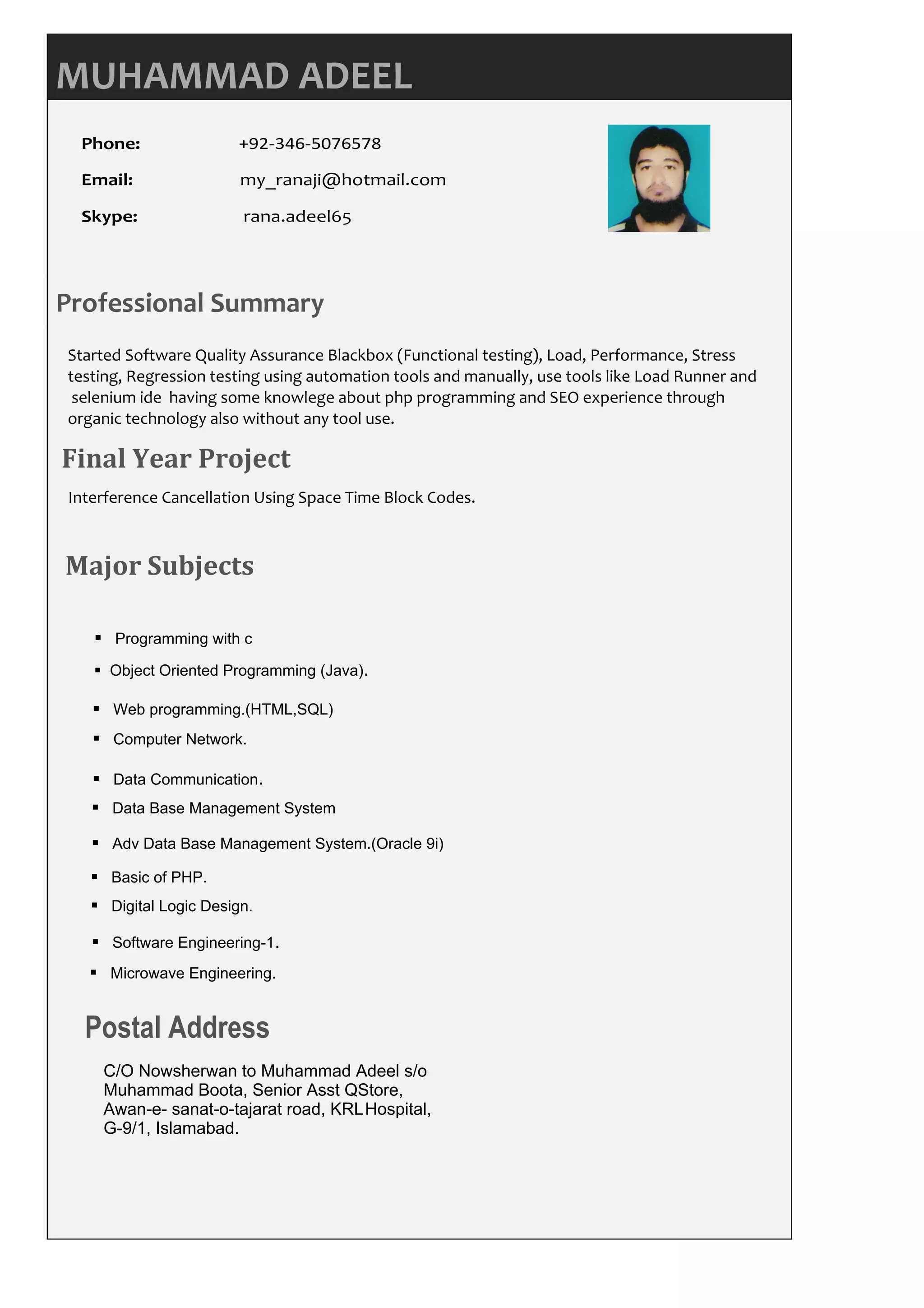 Rana adeel sqa pdf