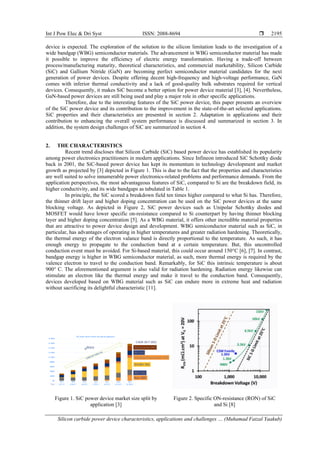 Silicon carbide power device characteristics, applications and ...