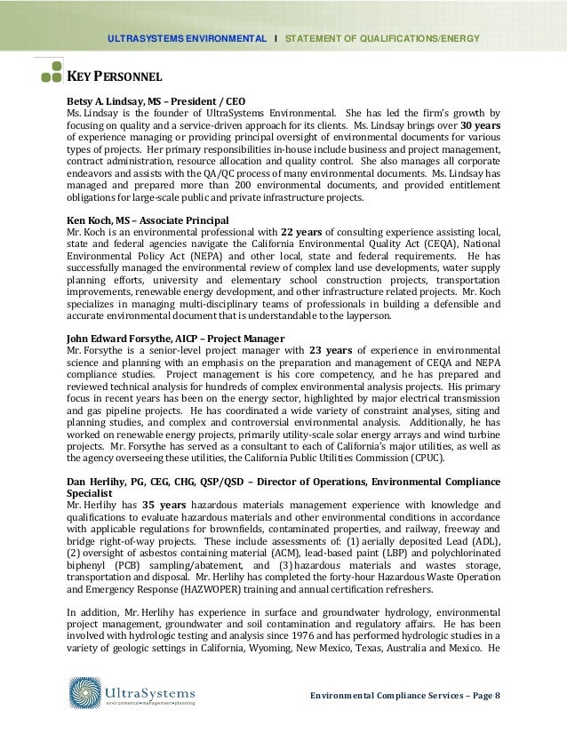 statement of qualifications state of california sample under statement of qualifications state of california sample