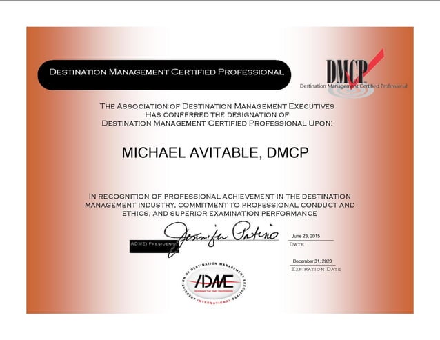 DMCP Certificate | PDF