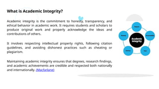 Ethics and Academic Integrity in Education | PPTX