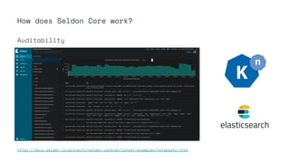 How does Seldon Core work?
Auditability
https://docs.seldon.io/projects/seldon-core/en/latest/examples/notebooks.html
 