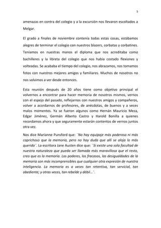 20 Años ya   Discurso de Celebración