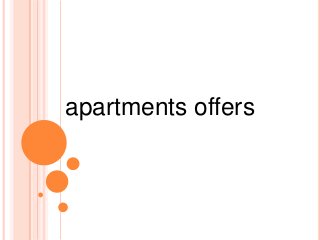 apartments offers
 