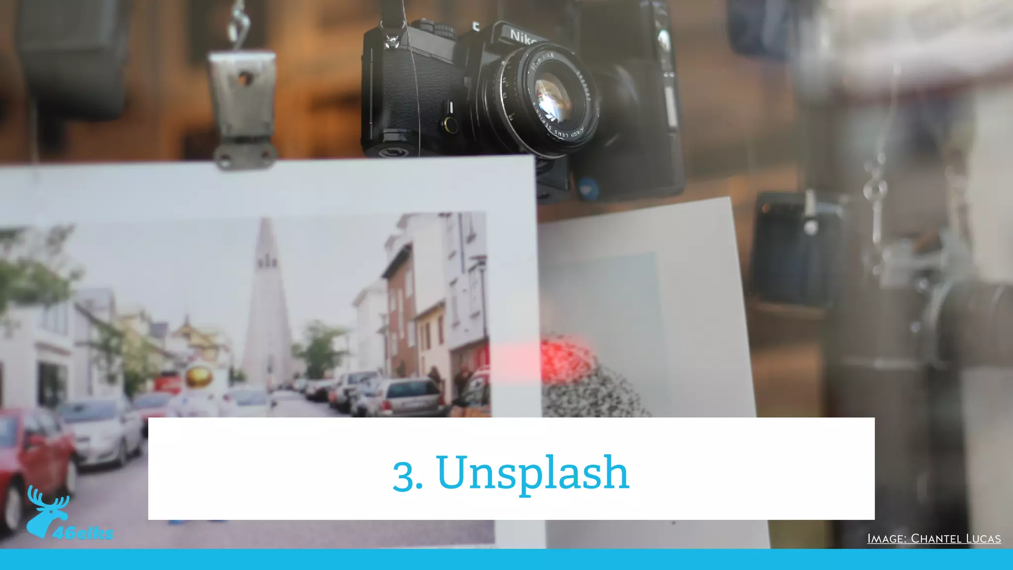 Image: Chantel Lucas
3. Unsplash