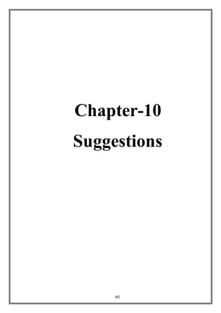 60
Chapter-10
Suggestions
 