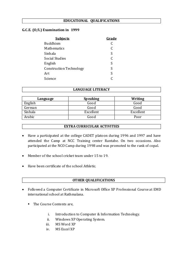 Sangeeth Thabrew Cv
