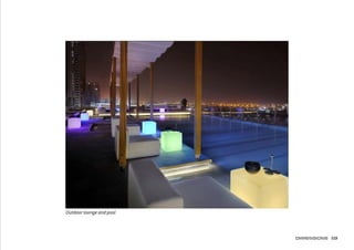 113
Outdoor lounge and pool
 