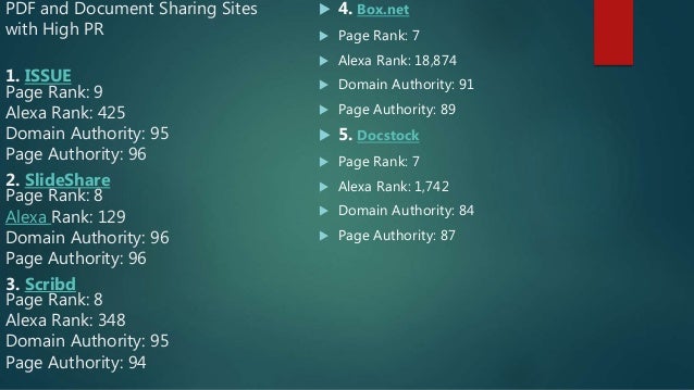 document sharing sites