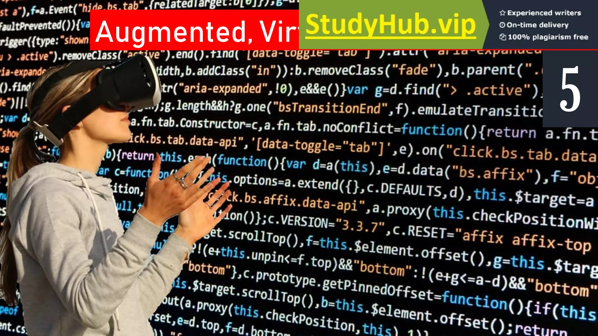 Augmented, Virtual, and Mixed Reality
5
 