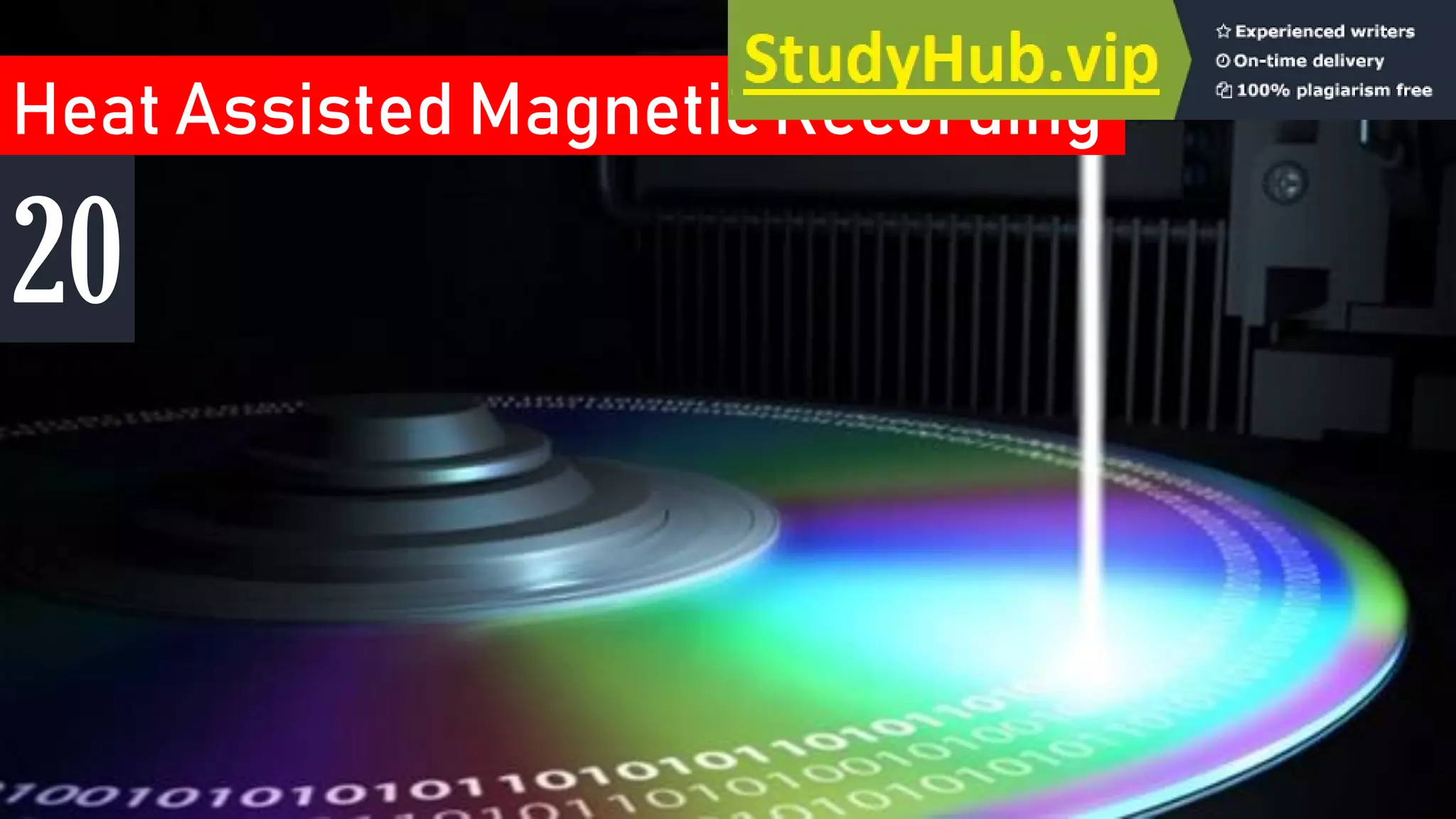 Heat Assisted Magnetic Recording
20
 