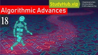 Algorithmic Advances
18
 