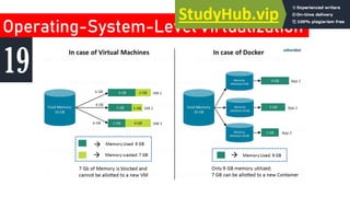 Operating-System-Level Virtualization
19
 