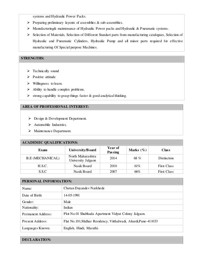 Engineering Resume Fixtures Engineering Resume Fixtures